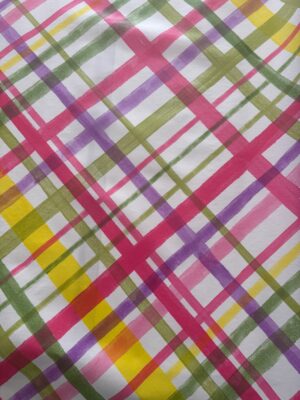 Viaszos vászon Színes csíkos