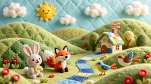 Gyerekmintás pamutvásznak